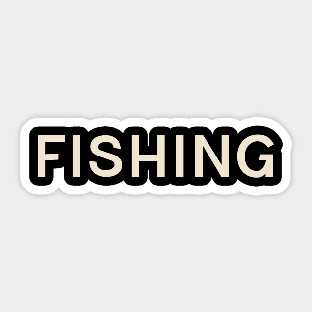 Fishing Hobbies Passions Interests Fun Things to Do Sticker by TV Dinners